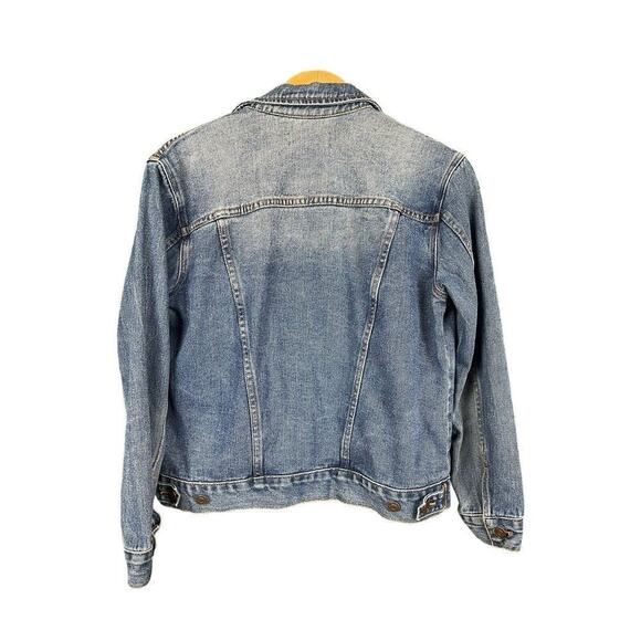 PACSUN Denim Jean Jacket Women Size Small Large Pockets 100% Cotton - Picture 2 of 11